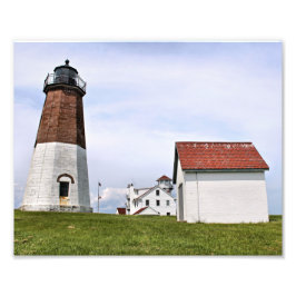 Point Judith Lighthouse, Rhode Island Foto Print