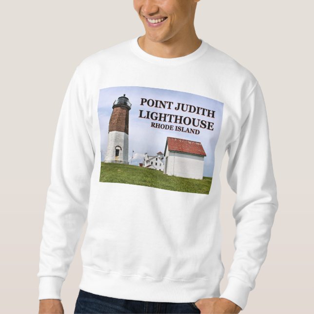 Point Judith Lighthouse, Rhode Island Sweatshirt (Vorderseite)