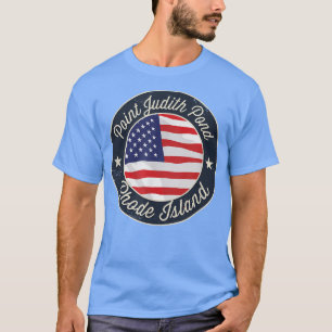 Point Judith Pond - Patriotische Rhode Island Souv T-Shirt