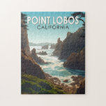 Point Lobos California Vintage<br><div class="desc">Point Lobos Vektorgrafik Design. Das Meer in der Nähe von Point Lobos gilt als einer der besten Tauchspots auf der Halbinsel Monterey und entlang der kalifornischen Küste.</div>