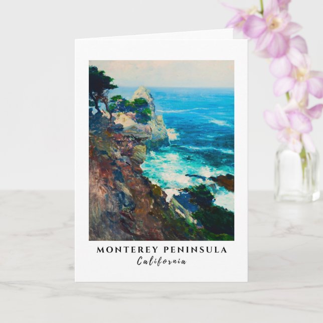 Point Lobos Monterey Halbinsel California Seascape Karte (Orchidee)