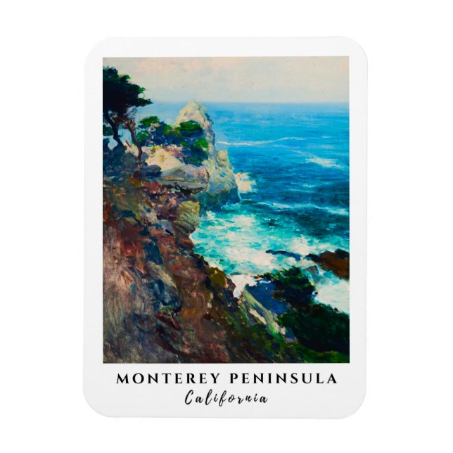 Point Lobos Monterey Halbinsel California Seascape Magnet (Vertikal)