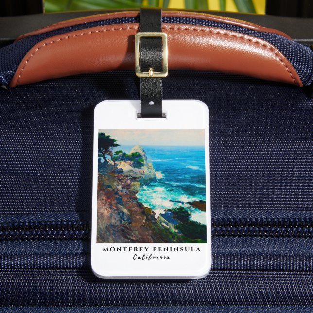 Point Lobos Monterey Halbinsel Küste Kalifornien Gepäckanhänger (Vorderseite Insitu 2)