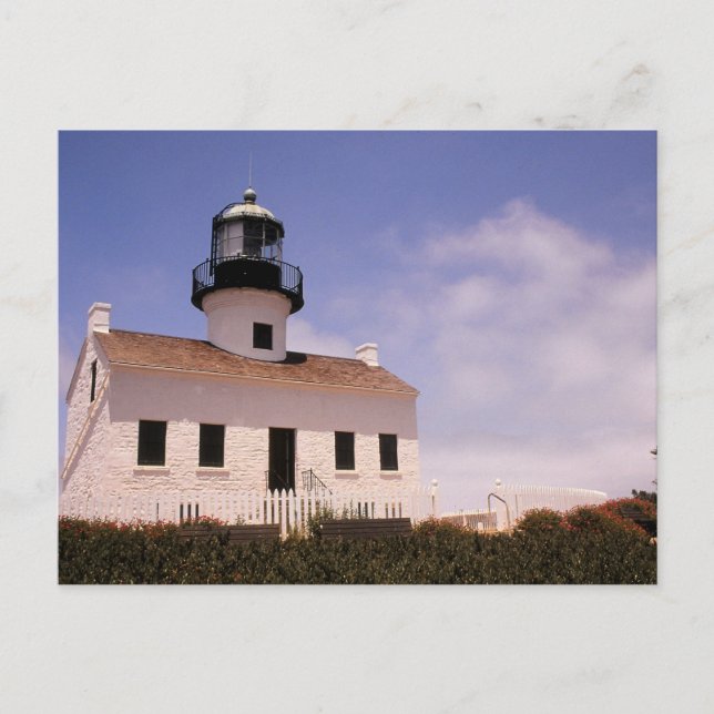Point Loma Lighthouse, San Diego, Kalifornien Postkarte (Vorderseite)