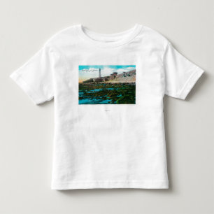 Point Loma und Leuchtturm bei Ebbe Kleinkind T-shirt