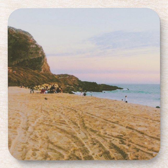 Point Mugu Beach, Pacific Coast Hwy, Kalifornien Getränkeuntersetzer (Vorderseite)