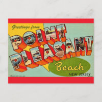 Point Pleasant Beach NJ Grußkarte