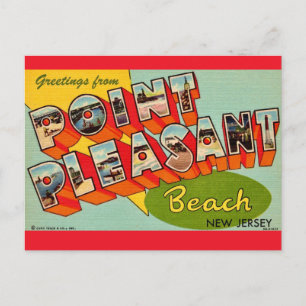 Point Pleasant Beach NJ Grußkarte Postkarte