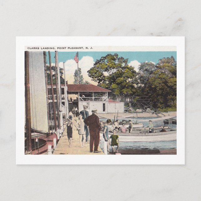 Point Pleasant, New Jersey Vintag Postkarte (Vorderseite)