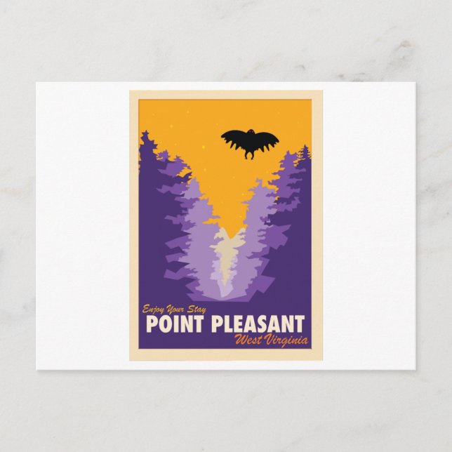 Point Pleasant Tourismus Postcard Classic Postkarte (Vorderseite)