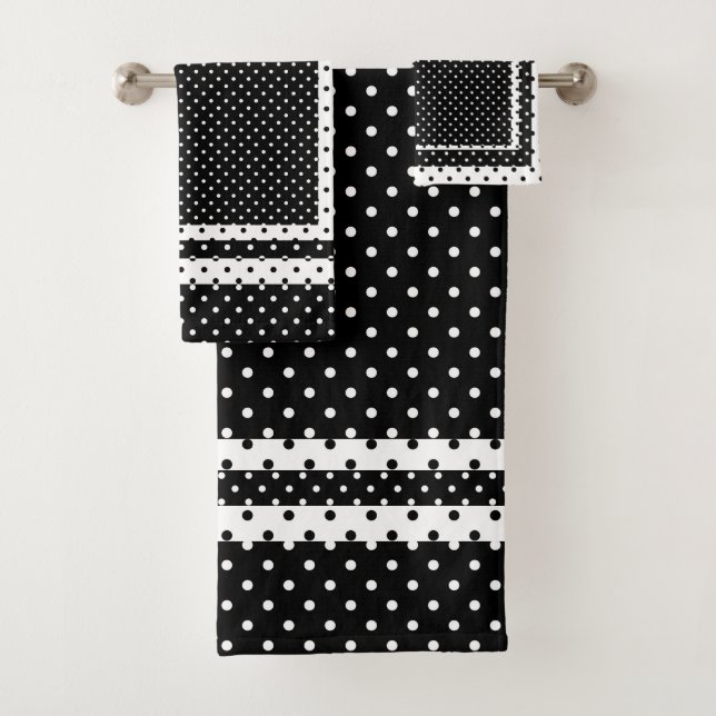 Point Polka noir blanc (En situation)