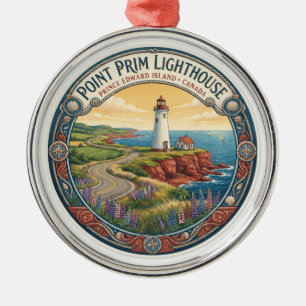 Point Prim Leuchtturm Belfast Kanada Reise Ornament Aus Metall