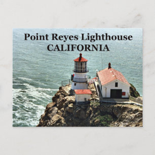 Point Reyes Lighthouse, California Postcard Postkarte