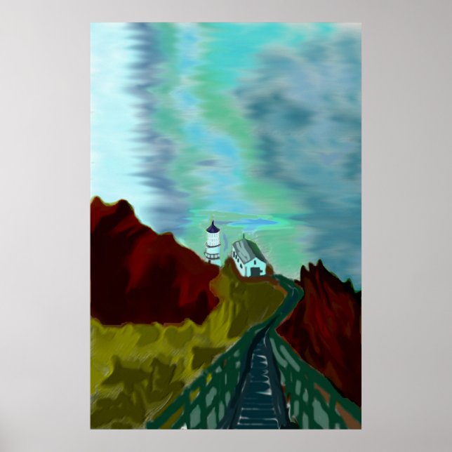 Point Reyes lighthouse Poster (Vorne)