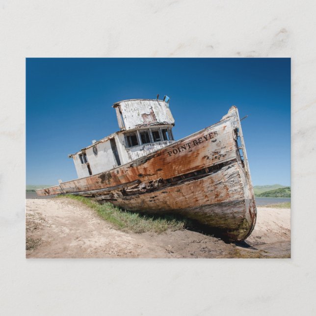 Point Reyes Shipwreck Postkarte (Vorderseite)