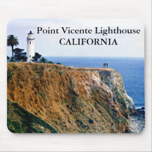 Point Vicente Lighthouse, California Mousepad