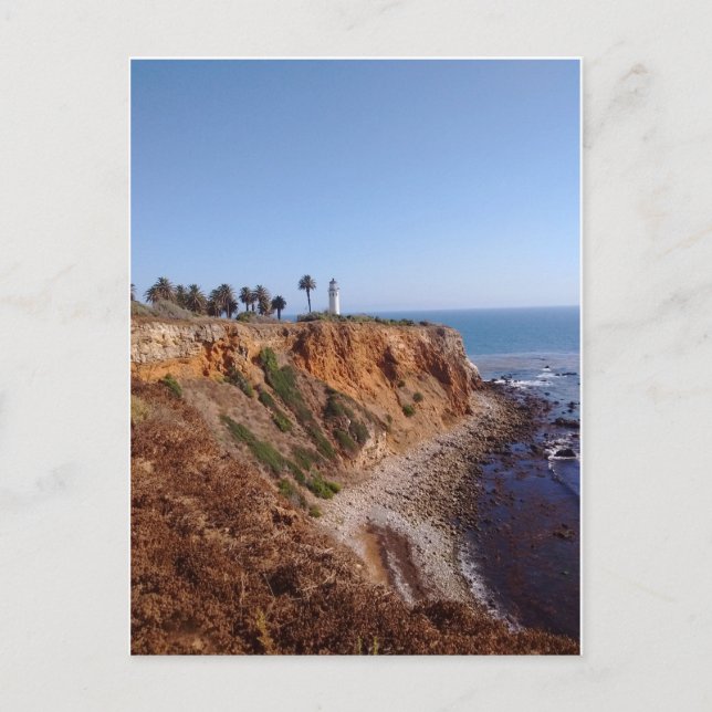 Point Vicente Lighthouse Postkarte (Vorderseite)