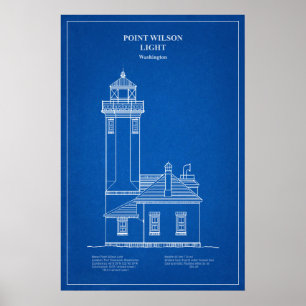 Point Wilson Lighthouse - Washington - AD Poster