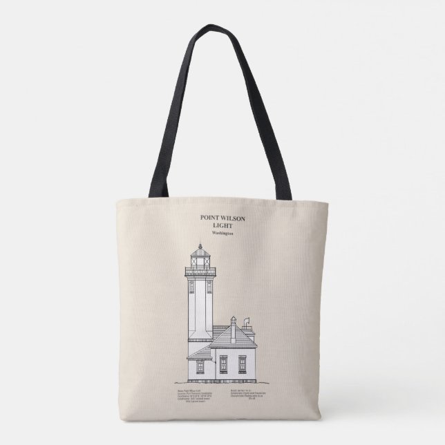 Point Wilson Lighthouse - Washington - SBD Tasche (Rückseite)