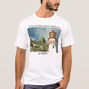 Pointe à la Renommée Lighthouse, T - Shirt Québec