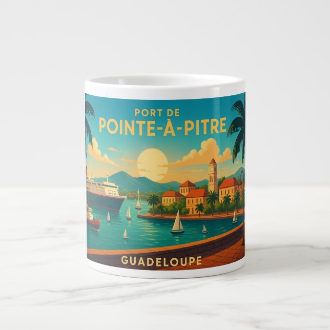 Pointe-à-Pitre Guadeloupe Jumbo-Tasse (Vorderseite)