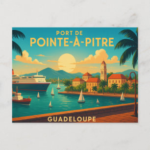Pointe-à-Pitre Guadeloupe Postkarte