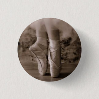 Pointe beschuht Sepia Button