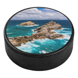 Pointe des Chateaux, Grande-Terre, Guadeloupe #2 Eishockey Puck