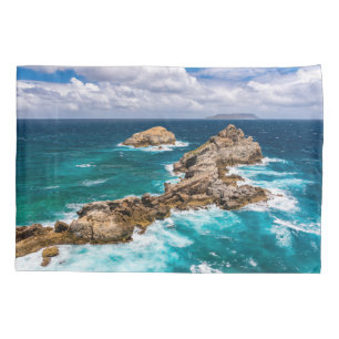 Pointe des Chateaux, Grande-Terre, Guadeloupe #2 Kissenbezug