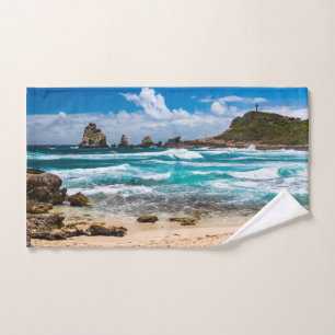 Pointe des Chateaux, Grande-Terre, Guadeloupe Badhandtuch Set
