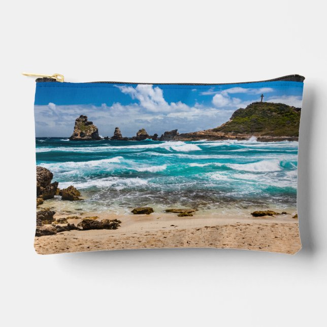 Pointe des Chateaux, Grande-Terre, Guadeloupe Zubehörtasche (Vorderseite)