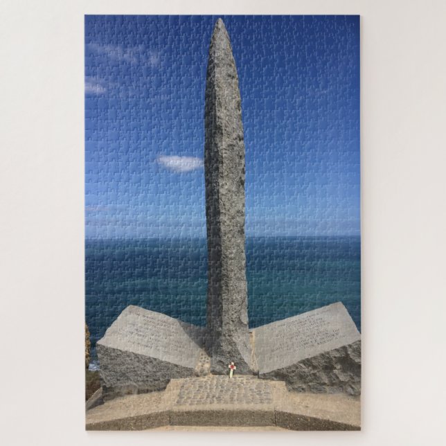 Pointe Du Hoc Memorial Normandie Frankreich (Vertikal)