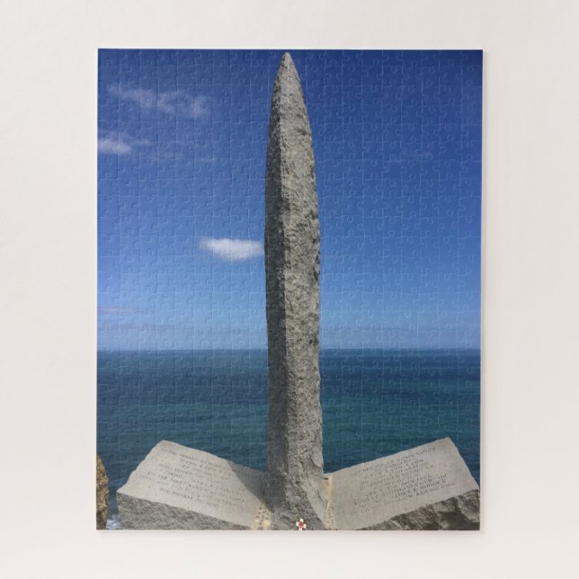 Pointe Du Hoc Memorial Normandie Frankreich (Vertikal)