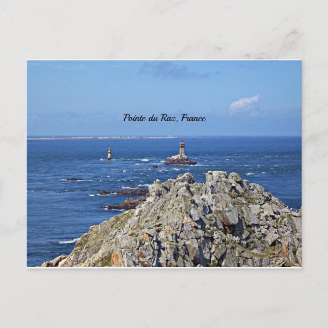 Pointe du Raz, Frankreich Postkarte (Vorderseite)