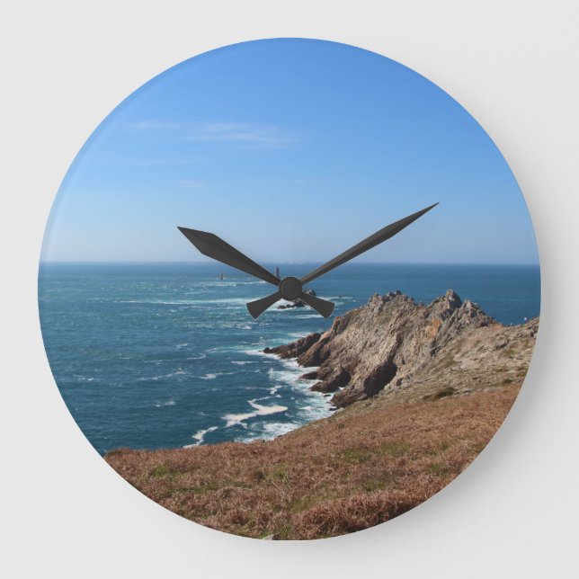 Pointe du Raz in Plogoff Große Wanduhr (Vorderseite)