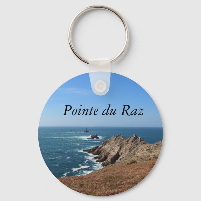 Pointe du Raz in Plogoff Schlüsselanhänger (Vorderseite)