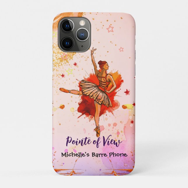 Pointe of View – Custom Ballet  Case-Mate iPhone Hülle (Rückseite)