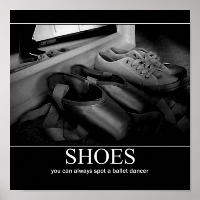 Pointe-Schuhposter 1 Poster (Vorne)