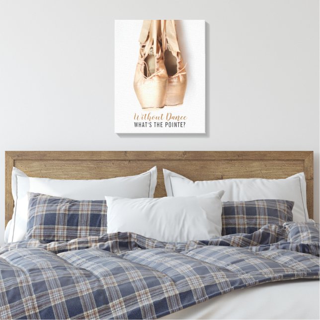Pointe Shoes Leinwanddruck (Insitu (Schlafzimmer))