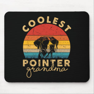Pointer Coolste Oma-Geschenke für Frauen Pointer D Mousepad