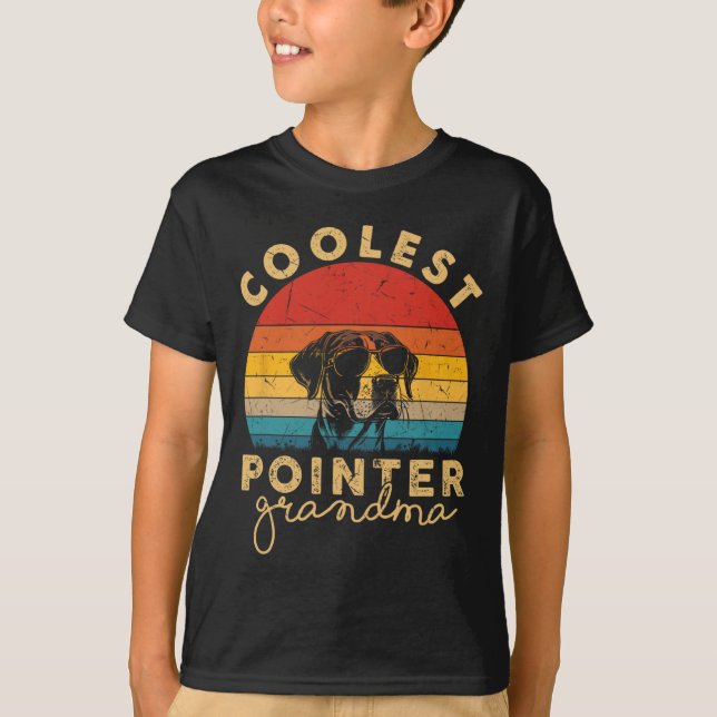 Pointer Coolste Oma-Geschenke für Frauen Pointer D T-Shirt (Vorderseite)