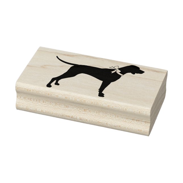 Pointer Dog Puppy English Setter Gummistempel (Stempel)