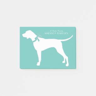 Pointer Dog Puppy English Setter Post-it Klebezettel