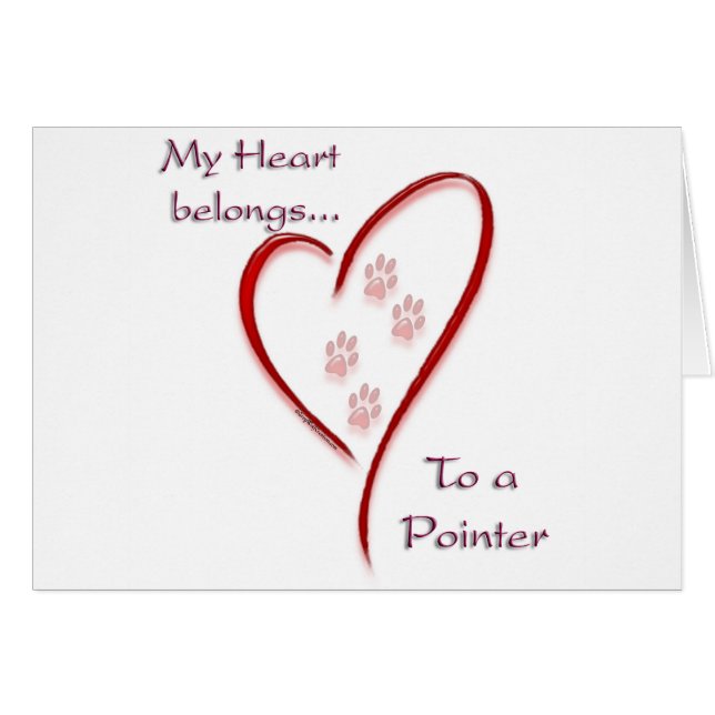 Pointer Heart Belongs (Vorderseite (Horizontal))