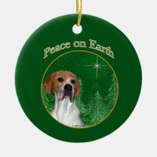 Pointer Peace Keramik Ornament