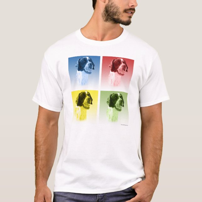 Pointer Pop Art T-Shirt (Vorderseite)