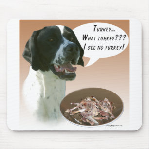 Pointer (schwarz) Türkei Mousepad