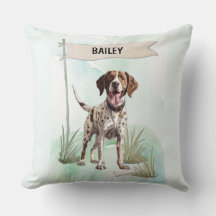 Pointer-Wasserfarbe Personalisierter Hund