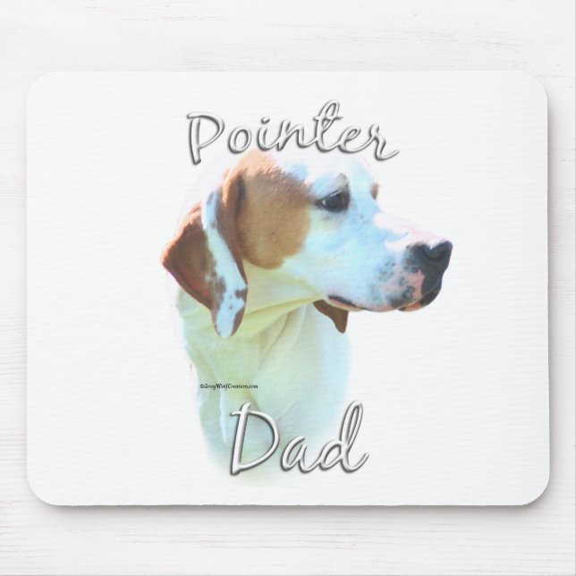 Pointer (Zitrone) Vater 2 Mousepad (Vorne)