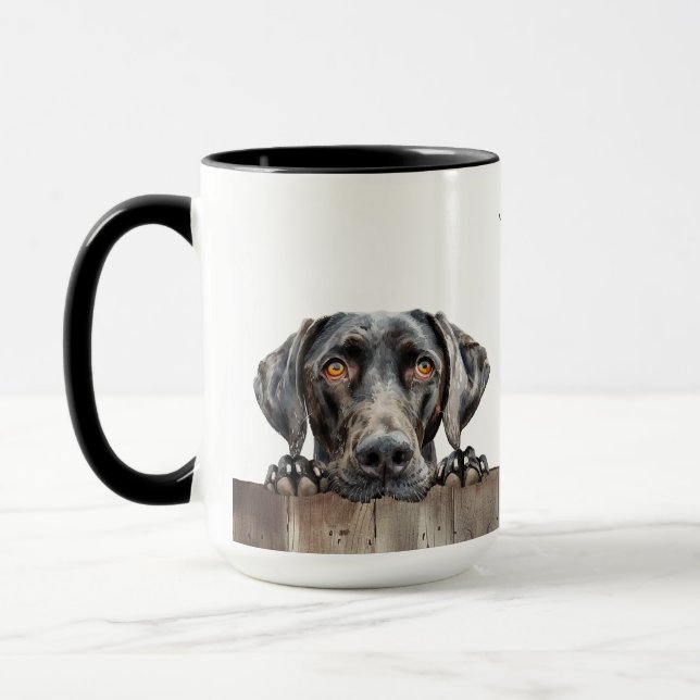 Pointeur allemand à poing court Mug (Gauche)